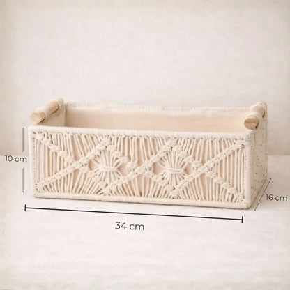 Lume — Cesta Decorativa Macramê™