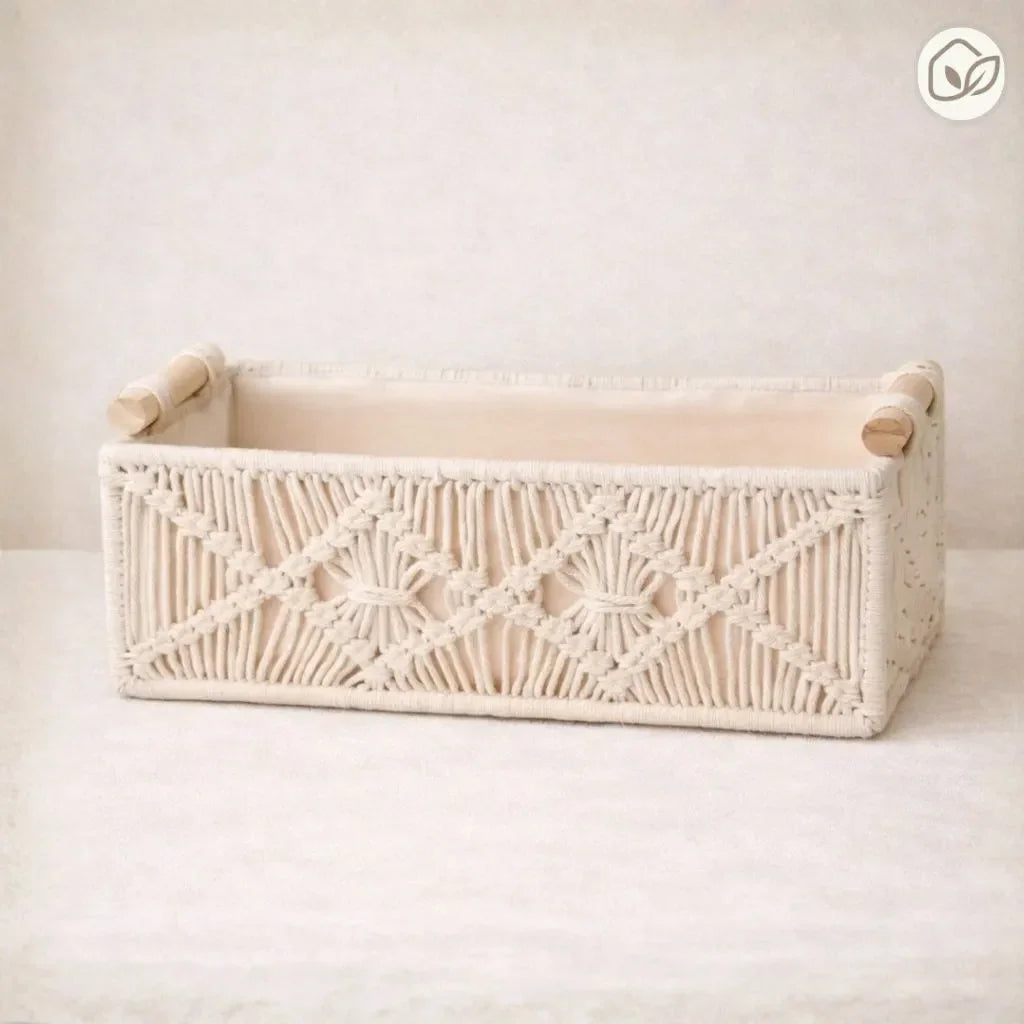 Lume — Cesta Decorativa Macramê™